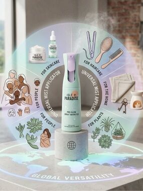 Set of 2 Isle of Paradise Pro-Glow Spray Mister ~Universal ~